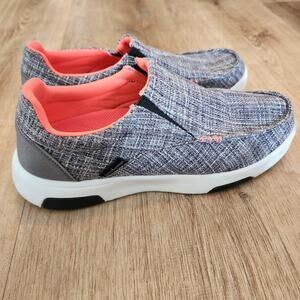 Ortho Comfort Womens Gray Pink Slip On Shoe 10.5 ZGBX02G Heathered Arch Support